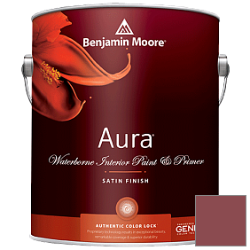 Краска Aura Waterborne Interior Satin Finish (526) цвет 2084-20 Maple Leaf Red