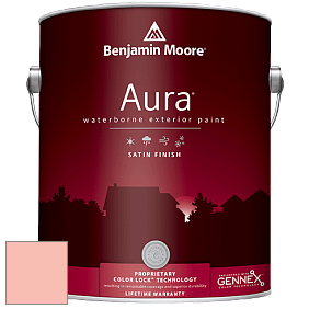 Benjamin Moore Aura 631 Waterborne Exterior Satin Finish краска цвет 2013-50 Salmon Peach