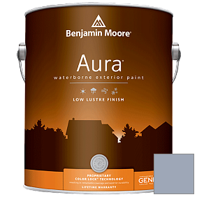 Краска Aura Waterborne Exterior Low Lustre Finish (634) цвет 1439 Yukon Sky