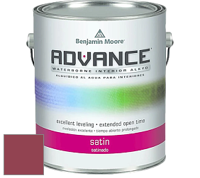 Benjamin Moore 792 Advance Interior Paint-Satin эмаль цвет 2080-20 Patriot Red