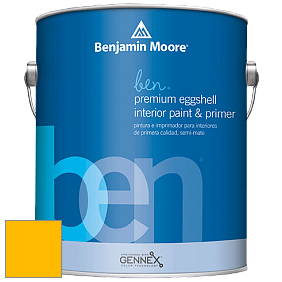 Benjamin Moore Ben W626 Premium Interior Latex Eggshell краска цвет 2021-20 Lemon
