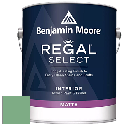 Benjamin Moore 548 IRegal Select Interior Paint - Matte краска цвет 2035-40 Stokes Forest Green