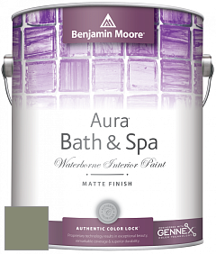 Benjamin Moore Aura 532 Bath & Spa Waterborne Interior Paint Matte Finish краска цвет AF-460 