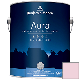 Краска Aura Waterborne Exterior Semi-Gloss Finish (632) цвет 1353 Rose Garden