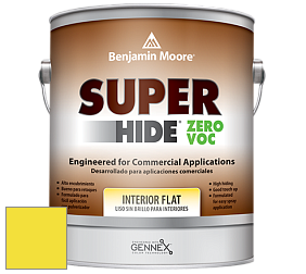 Benjamin Moore 355 Super Hide Zero Voc Interior Flat краска цвет RAL 1018 