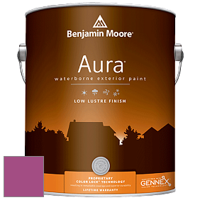 Benjamin Moore Aura 634 Waterborne Exterior Low Lustre Finish краска цвет 2076-30 Crushed Berries