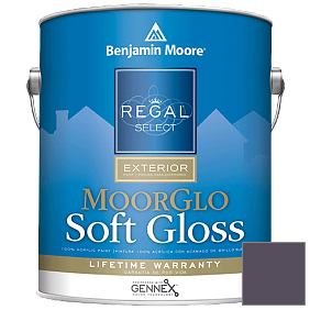 Краска Regal Select Exterior Paint-Moor GloSoft Gloss Finish (W096) цвет 1393 Grappa
