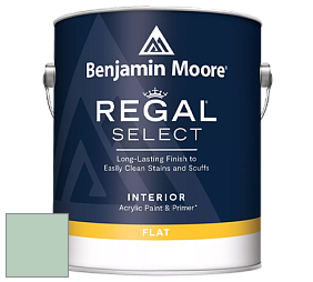 Benjamin Moore 547 Regal Select Waterborne Interior Flat Finish краска цвет NCS S 1515-G 