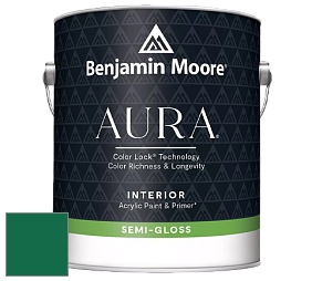 Benjamin Moore Aura 528 Waterborne Interior Semi-gloss Finish краска цвет NCS S 4550-G 