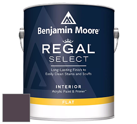 Benjamin Moore 547 Regal Select Waterborne Interior Flat Finish краска цвет 2073-10 Dark Purple