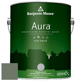 Benjamin Moore Aura 629 Waterborne Exterior Flat Finish краска цвет HC-125 BM HC-125
