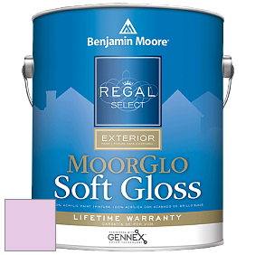 Benjamin Moore W096 Regal Select Exterior Paint-Moor GloSoft Gloss Finish краска цвет 2074-60 Bunny Nose Pink
