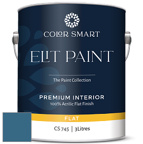 COLOR SMART CS 745 ELIT PAINT глубокоматовая моющаяся краска цвет 2061-30 Bermuda Blue