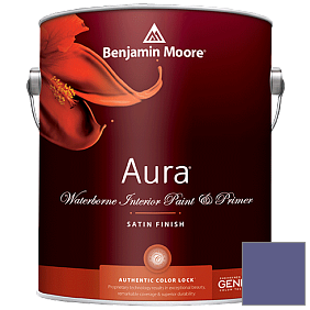 Краска Aura Waterborne Interior Satin Finish (526) цвет 1407 Mauve Bauhaus