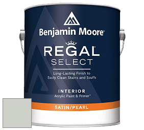 Benjamin Moore 550 Regal Select Waterborne Interior Pearl Finish краска цвет 2138-60 Gray Cashmere