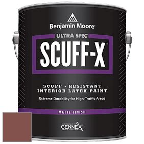Benjamin Moore 484 Ultra Spec SCUFF-X Interior Matte Finish краска цвет 2092-30 Boston Brick