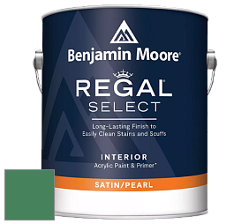 Benjamin Moore 550 Regal Select Waterborne Interior Pearl Finish краска цвет 2038-20 Irish Clover