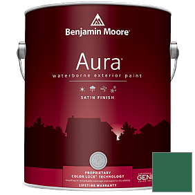 Краска Aura Waterborne Exterior Satin Finish (631) цвет 2042-10 True Green
