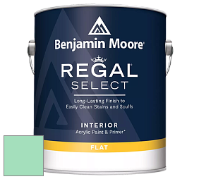 Benjamin Moore 547 Regal Select Waterborne Interior Flat Finish краска цвет 2037-50 Greenwood Lake
