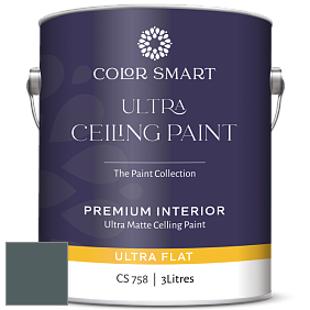 COLOR SMART CS 758 ULTRA CEILING PAINT ультраматовая краска цвет 2136-30 Amazon Green