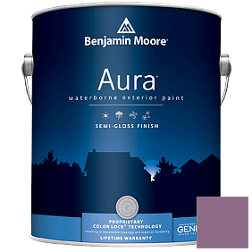 Краска Aura Waterborne Exterior Semi-Gloss Finish (632) цвет 1371 Plum Perfect