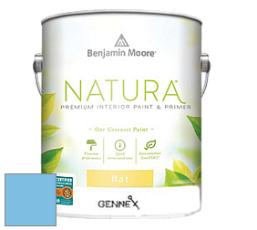 Benjamin Moore 514 Natura Interior Semi-Gloss Finish краска цвет 2064-50 Costa Rica Blue