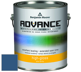 Benjamin Moore 794 Advance Interior Paint-High Gloss глянцевая алкидная эмаль цвет 2064-20 Patriot Blue
