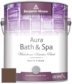 Benjamin Moore Aura 532 Bath & Spa Waterborne Interior Paint Matte Finish краска цвет 2106-10 Java