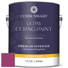 COLOR SMART CS 758 ULTRA CEILING PAINT ультраматовая краска цвет 2077-20 Gypsy Pink