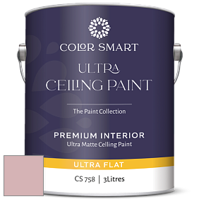 COLOR SMART CS 758 ULTRA CEILING PAINT ультраматовая краска цвет 1255 Pink Panther