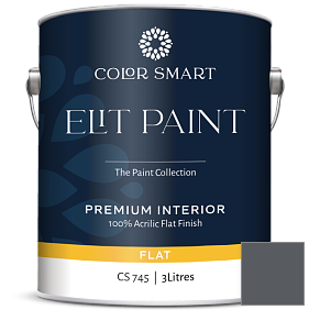 Краска COLOR SMART CS 745 ELIT PAINT глубокоматовая моющаяся краска цвет 1609 Temptation