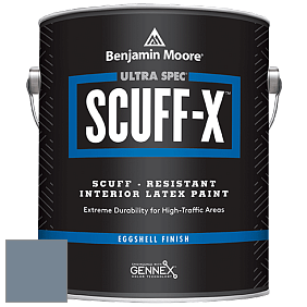 Benjamin Moore 485 Ultra Spec SCUFF-X Interior Eggshell Finish краска цвет 1629 Bachelor Blue