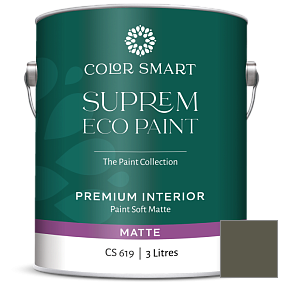 Краска COLOR SMART CS 619 SUPREM ECO PAINT матовая краска цвет 2141-10 Artichoke