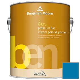 Краска Ben Premium Interior Latex Flat (W625) цвет 791 Paddington Blue