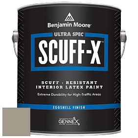 Benjamin Moore 485 Ultra Spec SCUFF-X Interior Eggshell Finish краска цвет 1537 River Gorge Gray