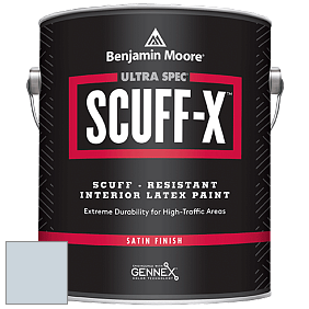 Benjamin Moore 486 Ultra Spec SCUFF-X Interior Satin Finish краска цвет 2128-60 Beacon Gray