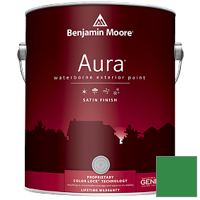 Краска Aura Waterborne Exterior Satin Finish (631) цвет 2037-20 Jade Green