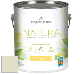 Benjamin Moore 512 Natura Interior Flat Finish матовая краска цвет OC-44 Misty Air