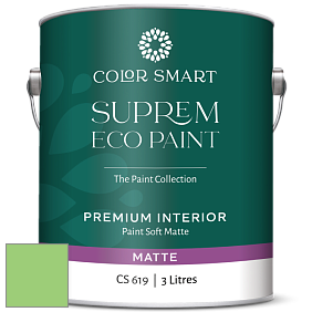 COLOR SMART CS 619 SUPREM ECO PAINT матовая краска цвет 2032-40 Citrus Green