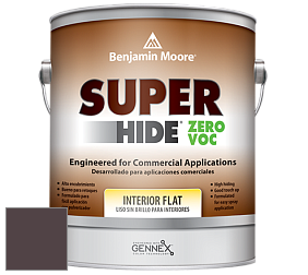 Benjamin Moore 355 Super Hide Zero Voc Interior Flat краска цвет AF-650 