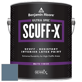Benjamin Moore 484 Ultra Spec SCUFF-X Interior Matte Finish краска цвет NCS S 5020-R90B 
