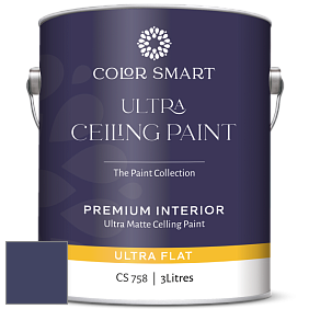 COLOR SMART CS 758 ULTRA CEILING PAINT ультраматовая краска цвет 2067-10 Midnight Navy