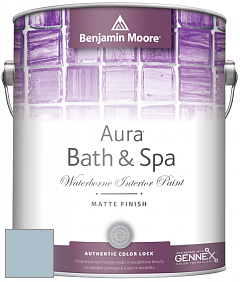 Benjamin Moore Aura 532 Bath & Spa Waterborne Interior Paint Matte Finish краска цвет AF-535 