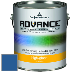 Benjamin Moore 794 Advance Interior Paint-High Gloss глянцевая алкидная эмаль цвет 2066-20 Evening Blue