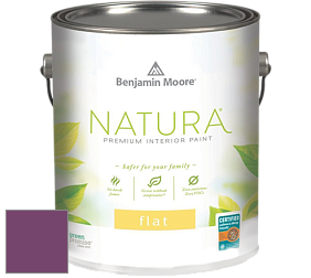 Benjamin Moore 512 Natura Interior Flat Finish матовая краска цвет NCS S 4050-R40B 