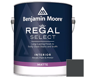 Краска Regal Select Interior Paint - Matte (548) цвет 2136-10 Black Knight