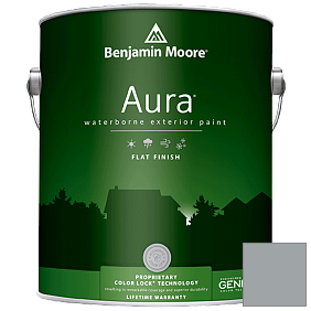 Краска Aura Waterborne Exterior Flat Finish (629) цвет 1606 Cobblestone Path