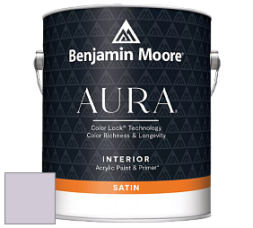 Benjamin Moore Aura 526 Waterborne Interior Satin Finish покрытие цвет 1381 Easter Ribbon