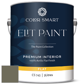 COLOR SMART CS 745 ELIT PAINT глубокоматовая моющаяся краска цвет 2141-30 Army Green