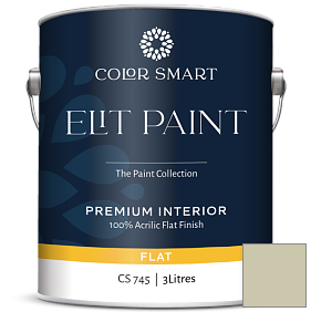 Краска COLOR SMART CS 745 ELIT PAINT глубокоматовая моющаяся краска цвет 486 Spring Meadow